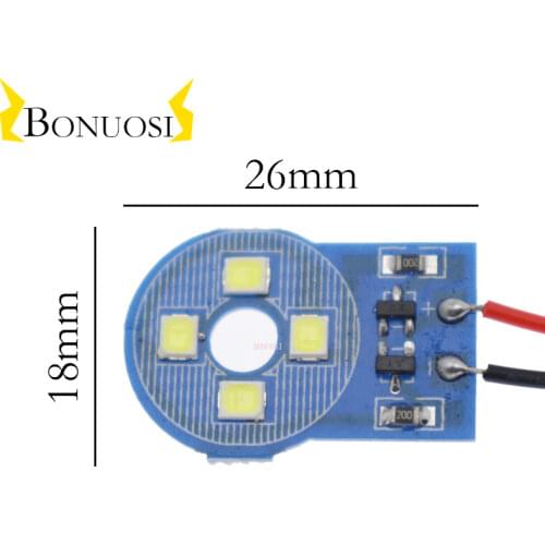10pcs with 2835 4SMD Chip Panel Lights Various Color Non polarity AC DC 6V 6.3V Pinball Game Machine Board Led Lamp Bulbs