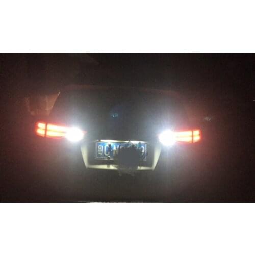 2Pcs 360 DEGREE LIGHTING LED BACKUP lamp Reverse lights No Error for ALPHARD VELLFIRE 10 Series,20 Series,30 Series