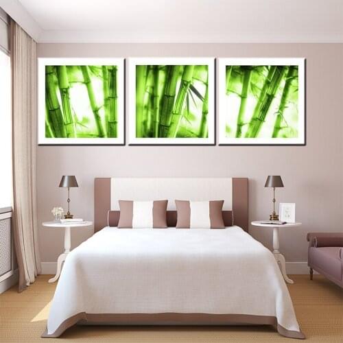Drop shipping 3 pieces about bead landscape wall art pictures canvas oil painting home decor craft poster for bedroom