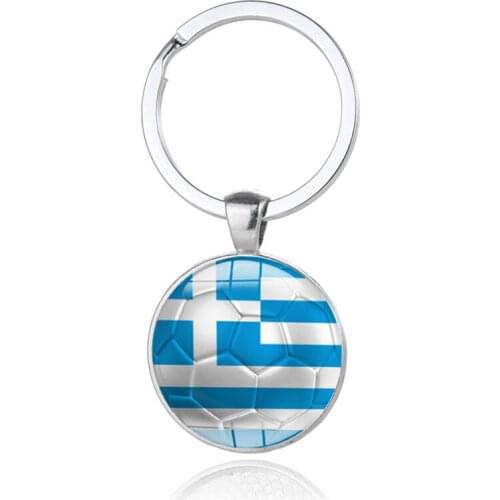 Greece Mexico England Coate d'Ivoire National Flag Car Keyring Keychains Auto Key Ring Chain Automobiles Motorcycles Accessories