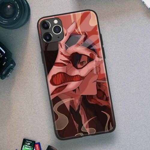 Aki Hayakawa Chainsaw Man Manga Anime Soft TPU Glass Phone Case for IPhone SE 6s 7 8 Plus X Xr Xs 11 12 Mini Pro Max Samsung