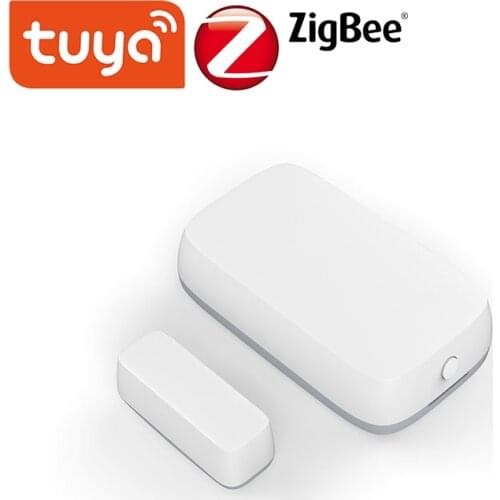 Tuya Mini ZigBee3.0 door sensor wireless smart security alarm sensor window sensors alarm system Smart Home Detector Tuya App