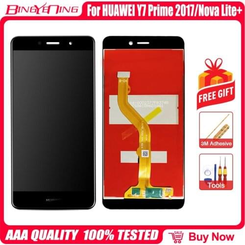 For Huawei Y7 Prime 2017 IPS LCD Display 5.5 inch Touch screen Digitizer Assembly for Huawei Nova Lite+ TRT-LX1