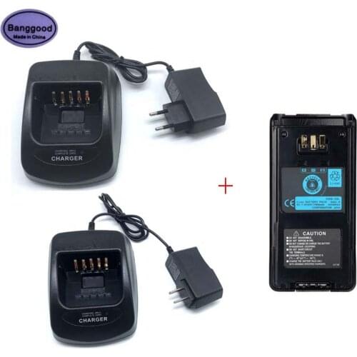 KNB-33L 7.4V 1700mAh Li-ion Battery + KSC-32 Dock Charger for Kenwood NB-33L TK-3185 3180 TK-2185 TK-2180 TK-5210 NX-210 Radio