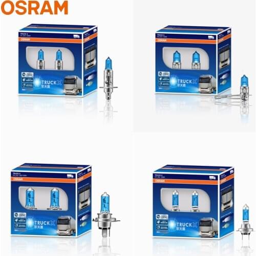 OSRAM H7 H4 H3 H1 24V Truck X Headlights High-Power 100W/130W 4000K Brightening And Whitening Halogen Lamp (Pair)