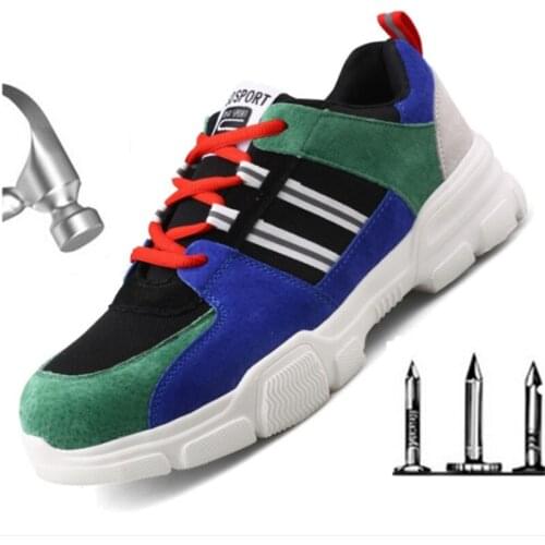 Unisex Classic Luxury Designer Fashion Boots Men Sneakers Steel Toe Cap Lightweight Outdoor Gym Trainer Work Safety Shoes Men