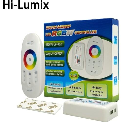 RF 2.4G RGBW Controller 18A touch screen LED RGBW controller for 5050 led strip tape