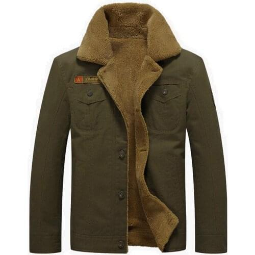 Men Jackets Warm Parka Coat Military Bomber Jackets Mens Cotton Thick Army Fashion Tactical Outwear Male Jackets