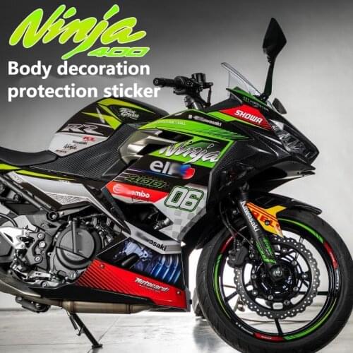 Motorcycle Engraving Decal Protective Sticker Whole Body Film Decoration Modification for Kawasaki Ninja 400