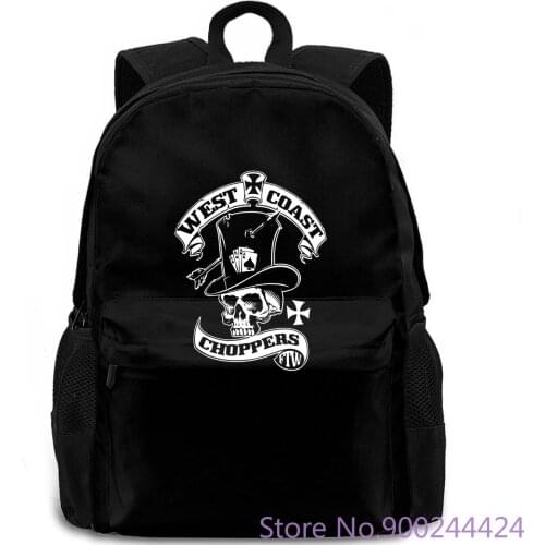 New Popular West Coast Choppers DSBB Mens Black Size S-3XLHigh Quality Men backpack