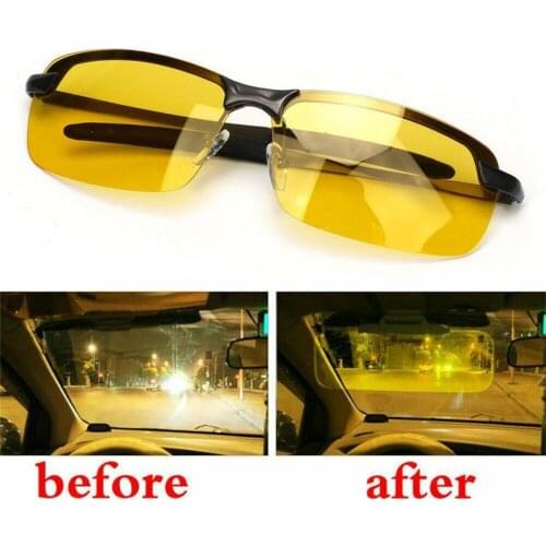 Unisex Night Vision Driver Goggles Sun Glasses Car Driving Glasses UV Protection Sunglasses Eyewear