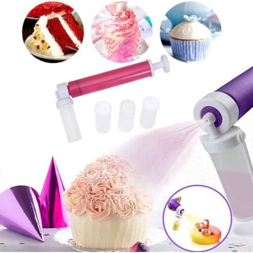 Cake Airbrush Cake Color Manual Coloring Sprayer Cake Decoration Baking Duster Manual Watering CanKitchen Baking Tools