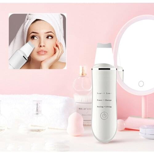 Face Cleaning Scrubber Water Peeling Facial Equipment USB Rechargeable Peeling Water Peeler Derivation Blackhead Clean Beauty