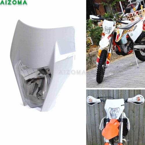 Supercorss 12v 35w Headlight Fairing Enduro For EXC-F XC-W EXC SXF SMR XC SX 250 300 450 500 Dyno Head Light Mask Universal