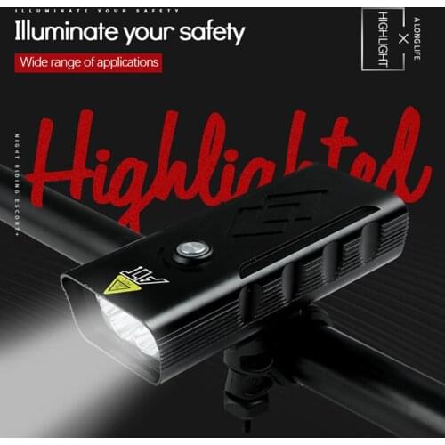 5T6 Bicycle Light USB Rechargeable Bike Lamp IPX5 Waterproof LED Headlight Bicycle Front Light Set Smart Headlight Head Lamp