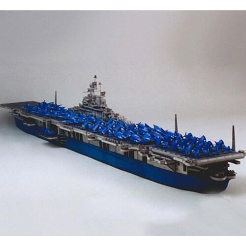 1:400 USS Dreadnought Carrier Vessels DIY 3D Paper Card Model Building Sets Construction Toys Educational Toys Military Model