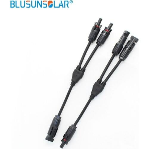 Blusunsolar 1Pairs /lot Solar Cable Connector FFM & MMF Multi Branch Solar Connectors For Solar PV Power System