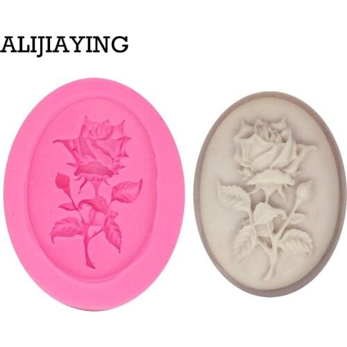 M1263 1pcs Flower Silicone Mold - Cake Decoration Sugarcraft, Fondant, Chocolate Candy, Resin Cabochon Jewelry