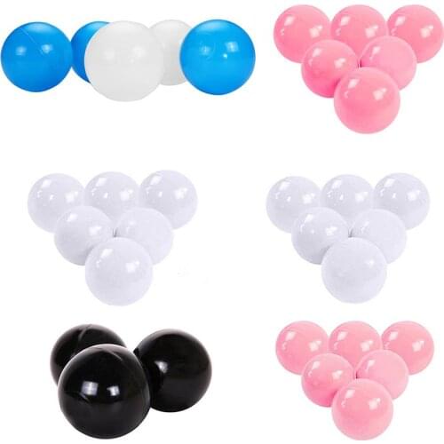 100pcs Baby Safe Soft Plastic Balls Pool Ocean Balls for Kids Toy Gift Soft Plastic Balls Anti Stress Balls Children Toy