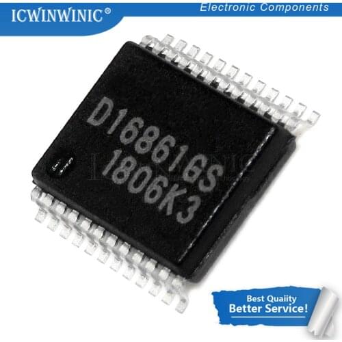 2piece D16861GS D16861 SSOP24 SSOP 16861GS SMD SOP S In Stock