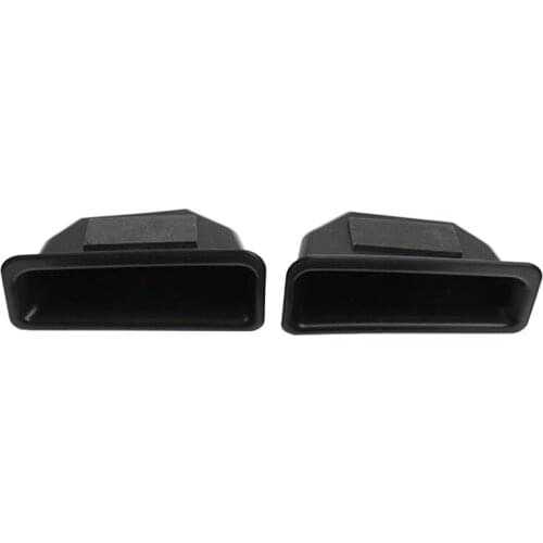 2Pcs/Set Car Black Rear Armrest Door Storage Box Holder Fit Ford Explorer 2015 2014 2013 2012 2011