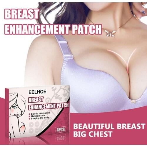 4pcs Breast Nourishing Patches Chest Enlarging Collagen Breast Lift Enlarger Patch Bust Firming Lifting Pads Chest Elasticity