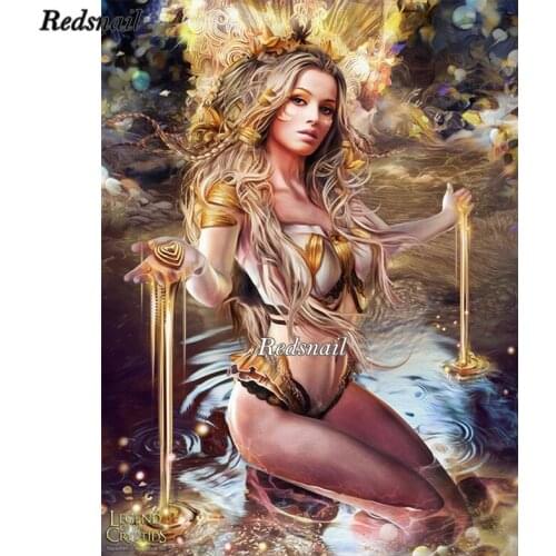 Game Anime queen Diamond Painting Full Square round Diamond 5D DIY Embroidery Cross Stitch Mosaic Diamond girl gift, EE111