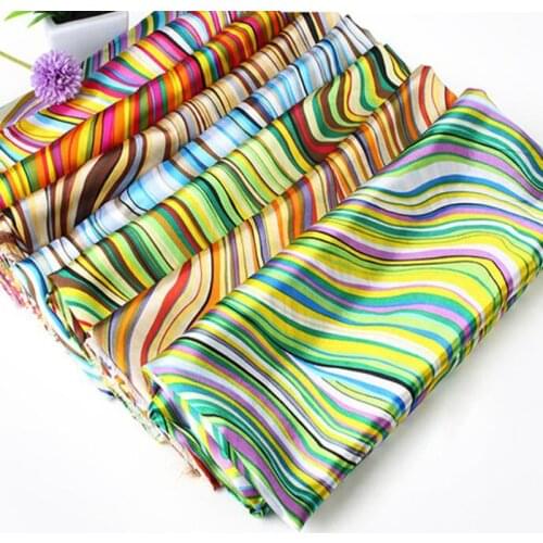 Satin Fabric Glossy Weaved Polyester Tilda Floral Sateen Charmeuse