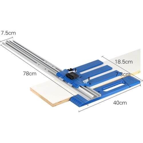 Circular Saw Fixed Guide Rail Aluminum Alloy Sliding Fixed Track Accurate Woodworking Tool