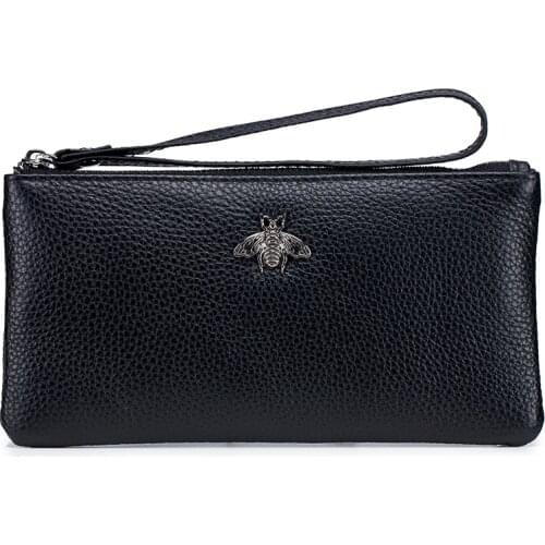 COMFORSKIN Long Style Women Wallet Dropshipping Luxurious Cow Leather Purse With Mobile Phone Pocket For Female Large Capacity