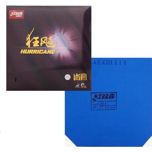 DHS Original BLUE SPONGE Provincial Hurricane 3 Table Tennis Rubber Pimples In With Sponge Tenis De Mesa
