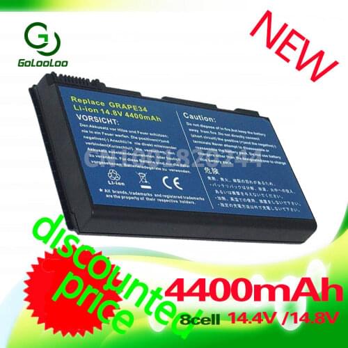 Golooloo 4400MaH Laptop Battery for ACER Extensa 5210 5220 5230 5630 5420G 5610 5620 7220 7620 5620Z 5420 5610G 5630G 7620G