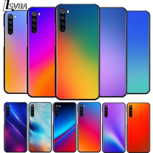 Gradient Color for OPPO Reno 2 Z 2Z 2F 3 4 4Z 4F 4SE 5 Pro 4G 5G ACE 10X ZOOM F7 A5 A9 2020 Soft Black Phone Case