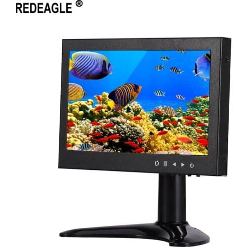 REDEAGLE 7 inch TFT LCD Security Camera CCTV Monitor 1280*800 Resolution with VGA/HDMI/BNC Input