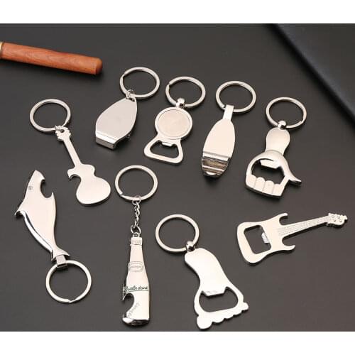 Creative Metal Key Bottle Keychain Car Multifunction Key Ring Male and Female Keys Gift