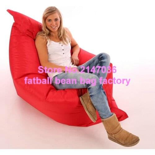 X-L Beanbag Chair RED Water resistant Bean bags for indoor and Outdoor Use make Great Garden Seats