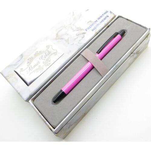 Wings Marble T485 Pink Ballpoint Pen | İsme Special Pen | Gift Pen