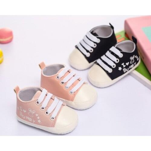 Infant Toddler Soft Bottom Soled Anti-slip Kid Shoes Baby Shoes For Newborn Baby Girls First Walkers Shoes Baby Sweet Bunny