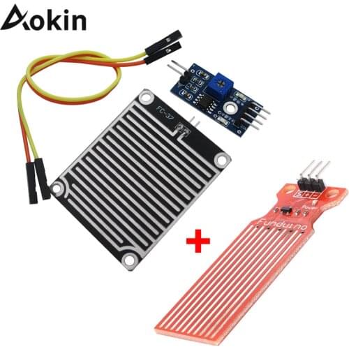 Water Level/Snow/Raindrops/Water Sensor Module DC 3.3-5V Depth Of Detection Liquid Surface Height For Arduino diy kit