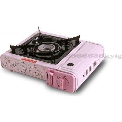 Cartoon Portable Cassette Stove Home Outdoor Knob Temperature Control Picnic Camping Gas Stove Butane Gas Stove 3.5KW