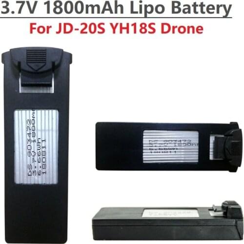 5Pcs JD-20S JD20S YH18S GPS RC Drone battery original 3.7V 1800mAh Lipo battery Quadcopter spare parts for JD-20S JD20S Drone