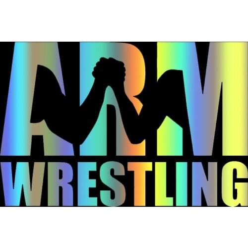 S51203# Various Sizes/Colors Car Stickers Vinyl Decal Arm Wrestling Muscle Fitness Gym Motorcycle Decorative Accessories