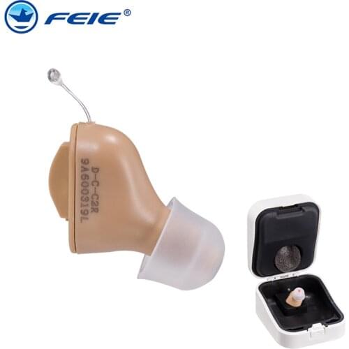Mini Size Ear Hearing Aid CIC audifonos Sound Amplifier Inner Ear Invisible Volume Adjustable Ear Aids Hearing Loss Device S-51