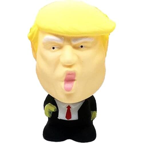 1pc Donald Trump Stress Squeezing Ball Jumbo Squishy Toy Stress Relief Toys For Children Fun Joke Props Gift