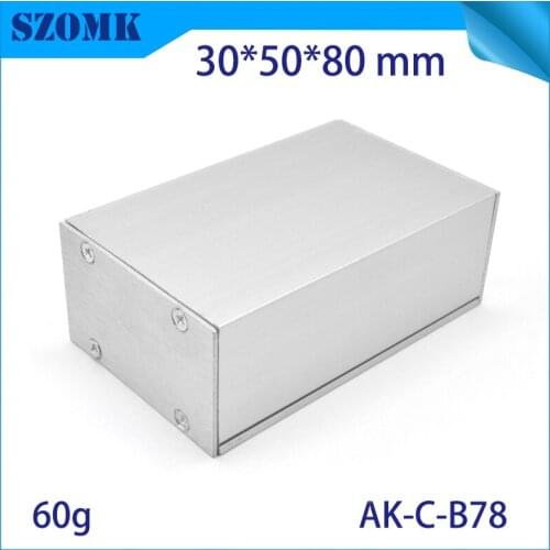 10pcs Aluminum pcb instrument box enclosure project aluminum project box enclosure case electronic diy instrument housing box