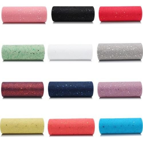10Yards/roll 15cm Hexagon Glitter Sequin Tulle Roll Wedding Decoration Tutu Dress DIY Organza Baby Shower Party Supplies