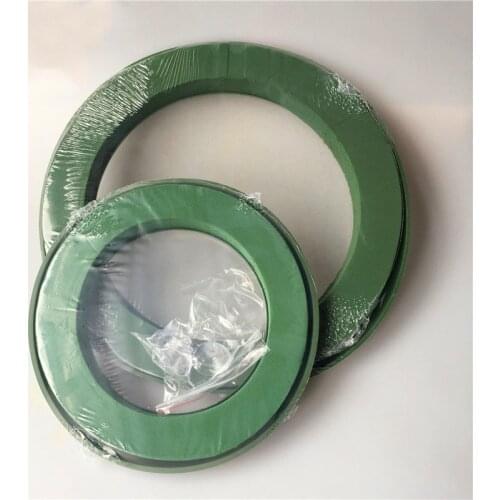 29*4cm Ring Round Wreath Artificial Plastic Frame Sucker Flower Foam Mud For Wedding Party Floral Arrangement Car Decoration