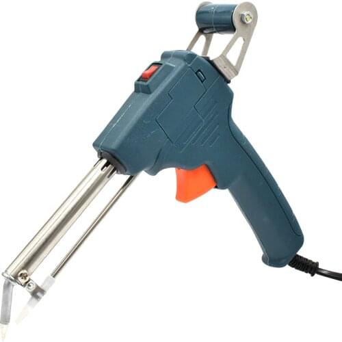 60W 110V/220V US/EU Hand-held Internal Heating Soldering Iron Automatically Send Tin Gun Soldering Welding Repair Tool