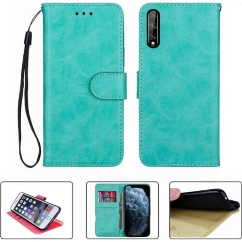 For Huawei Y8p AQM-LX1 6.3" Wallet Case High Quality Flip Leather Phone Shell Protective Cover Funda