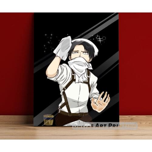 Canvas Anime Levi Attack on Titan Pictures Home Decoration Paintings Poster HD Prints Wall Art Modular Living Room Framed